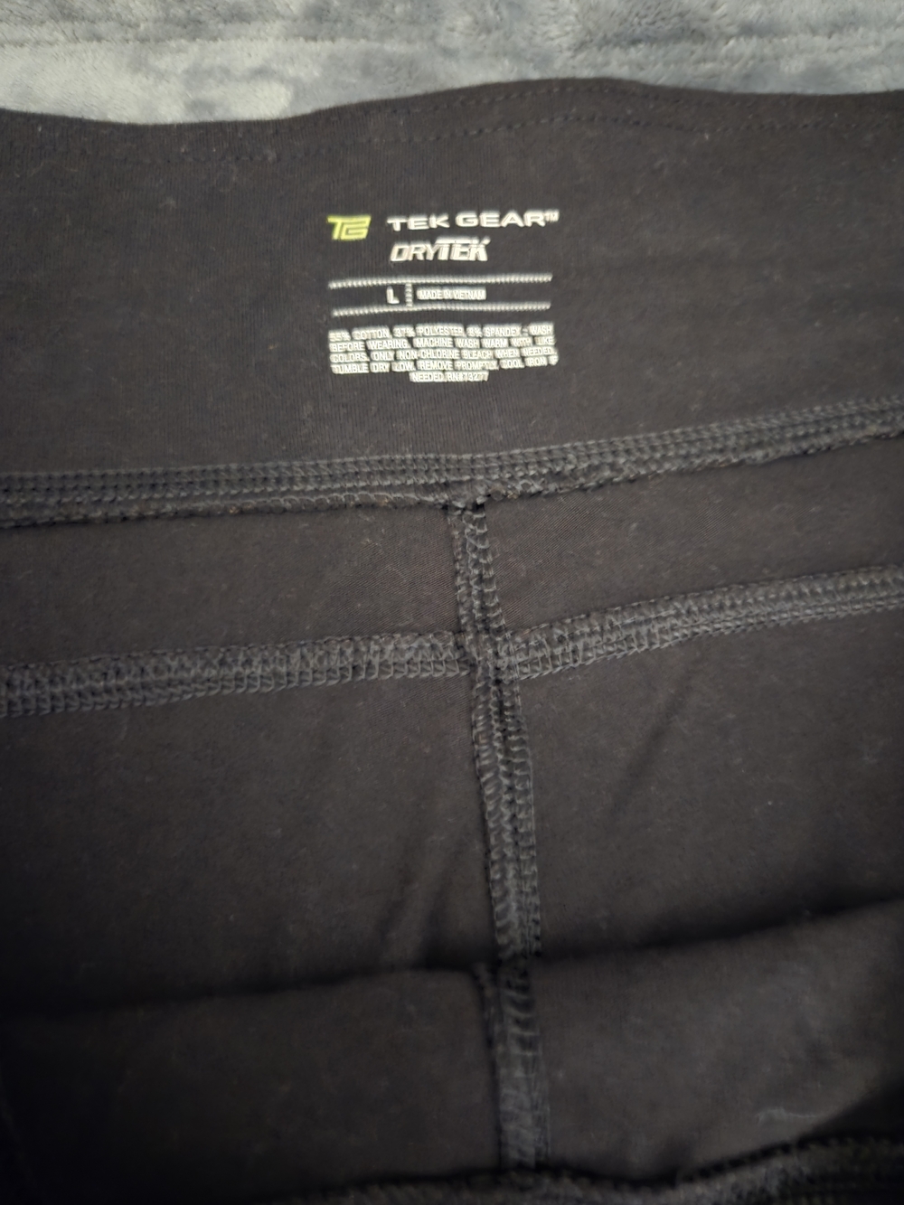 Tek Gear DRYTEK Black Performance Leggings